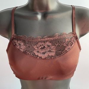 Brown dressy bra from Soma.